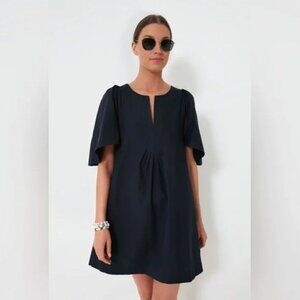 Tuckernuck Pomander Place Black Finley Flutter Sleeve Dress Size L